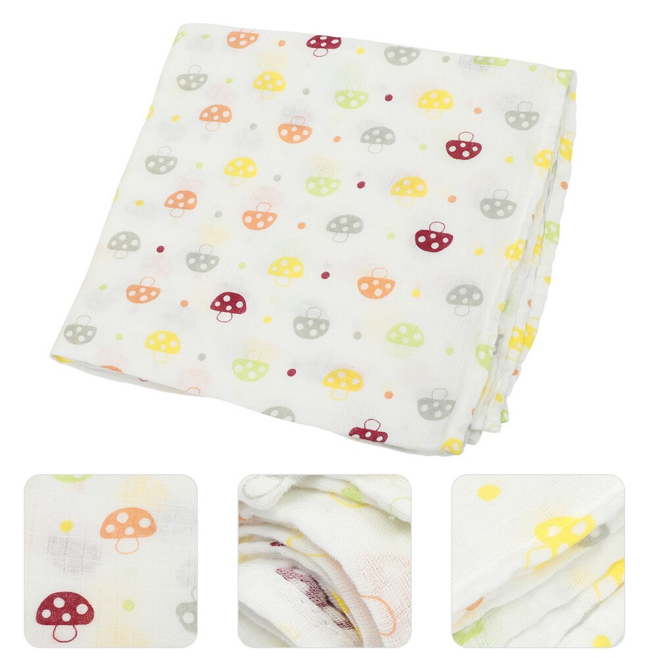 Baby Swaddle Blanket Towel Infant Bath Lightweight eBay