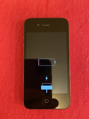 Apple iPhone 4s 16 GB A1387 Dead Battery For Parts Screen Works
