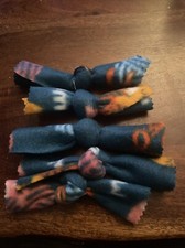 Handmade Bow Tie Shaped Cat Toy With Catnip Inside Multicolored 5 Pack