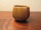 Klassisches dänisches MCM Design: Saxbo, Eva Stæhr-Nielsen, kleine braune Steinzeug Vase