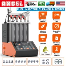 ANCEL ANJ400 Fuel Injector Tester Cleaner Car Nozzle Ultrasonic Cleaning Machine