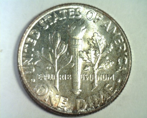 1959 ROOSEVELT DIME CHOICE UNCIRCULATED ATTRACTIVE TONING / COLOR NICE ORIGINAL - Picture 2 of 2