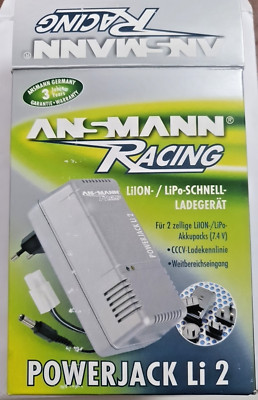 ANSMANN 100V - 240V STECKER LADEGERÄT FAST CHARGER 2 S - ZELLEN LiPo/LiION 1.3A
