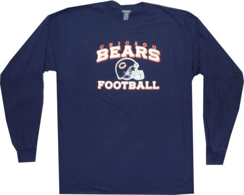 Reebok Chicago Bears NFL Pullover Jacket Windbreaker Hooded Navy