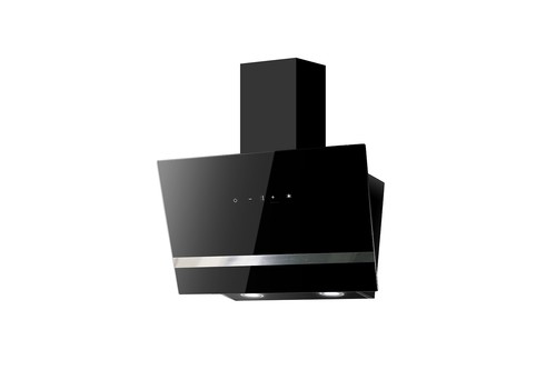 Dunstabzugshaube Schräghaube Kopffrei 60 cm Schwarz mit Filter Respekta - Bild 4 von 12