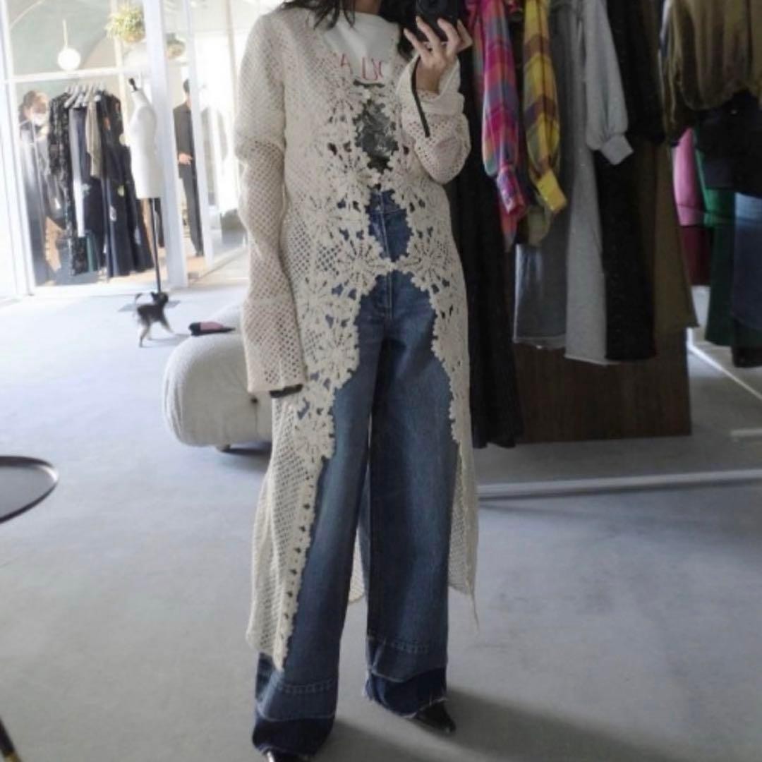 Ameri / Wide Straight Denim Pants - image 7