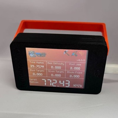 NerdMiner  Plus V4.0.0  +  Nerd Bitcoin Miner  700+ KH/s  2.8'' touch display