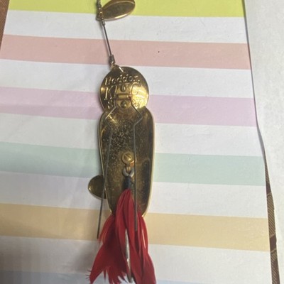 Heddon Moss Boss Weedless Frog Spinnerbait Gold Red 3in 1/4oz