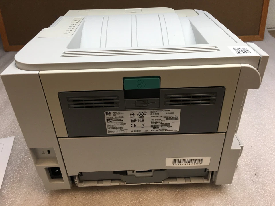 HP LaserJet P2035 Workgroup Printer 27k Page Count w/ Toner Incl - Image 4 of 4