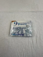 NEW SEALED 9-D Teeth Whitening Strips - 14 Treatments 28 Strips