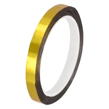 Gold Metalized Tape 1/2 Inch x 55 Yards Decoration Tape for DIY