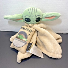 Lambs Ivy Star Wars Baby Yoda Lovey Security Blanket Door Pillow Set
