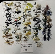 Lot Of 30 Spinner Bait Fishing Lures & 11 Flippin Bass Jugs