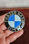 VINTAGE ENAMEL AUTOMOBILE CAR RADIATOR EMBLEM / BADGE # FRAZER NASH