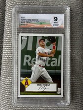 Mike Trout 2021 Topps 1952 Redux Diamond Authentic 9 Angels