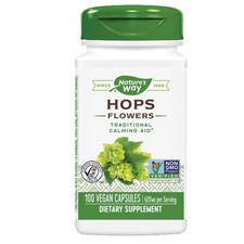 Hops Flowers 100 Caps  by Natures Way