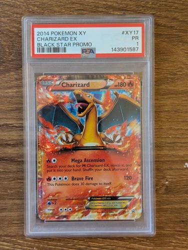 2014 Pokemon XY Black Star Promo PSA 1 Charizard EX Holo #XY17 POOR PR