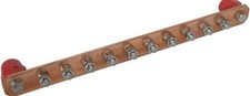 Copper Earth Bar. M10 Connections To The Bar 