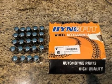 Dynofit 24pc 14x1.5 OEM Chrome Lug Nuts 1.75”inch 45mm Height, 7/8 Hex (22mm)