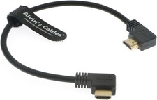 30cm Left to Right Angle 8K 2.1 HDMI Cable for Atomos Ninja Canon Z CAM Sony FS5
