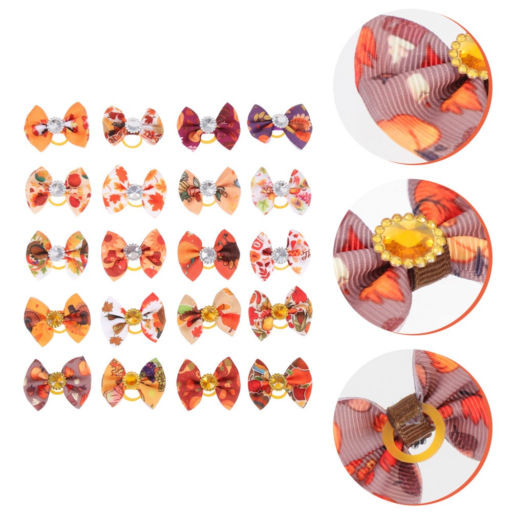 20 Pcs Cani Accessori Fiocchi Per Animali Domestici Del Festival