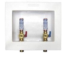 Water-Tite 85716 Washing Machine Outlet Box W/Hammer Arrester 1/2" Pex