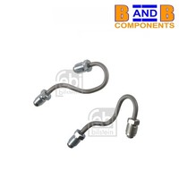 Bremsrohre Paar Hinten VW Golf MK5 MK6 Audi A3 TT Touran Febi A1195