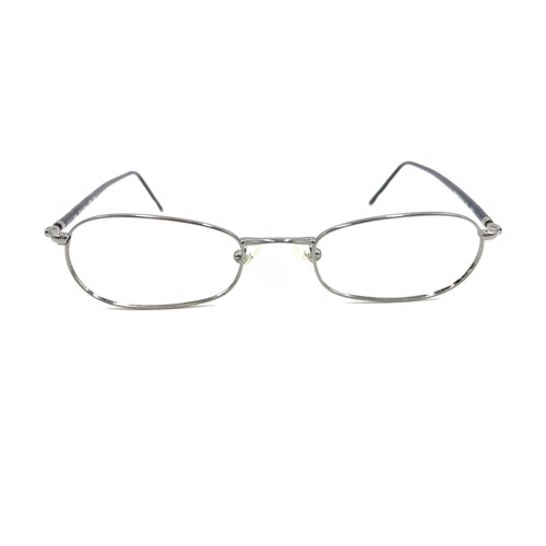 Calvin Klein 363 598 Silver Black Eyeglasses Frames 47-19 135 Italy Men Women - Picture 6 of 12