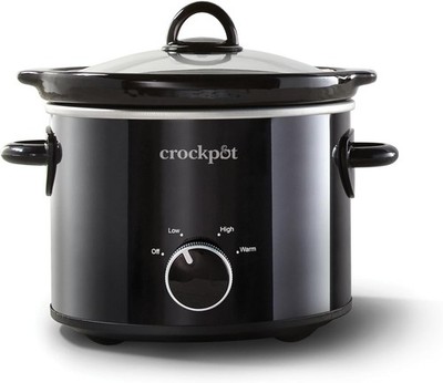 Crock-Pot 2-Quart Manual Slow Cooker, Feeds 2+ People, Great for Small Meals, Di