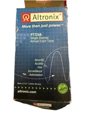 Altronix PT724A Timer, 365 Day 24 Hour 1 Channel, LCD Display, Battery Charger