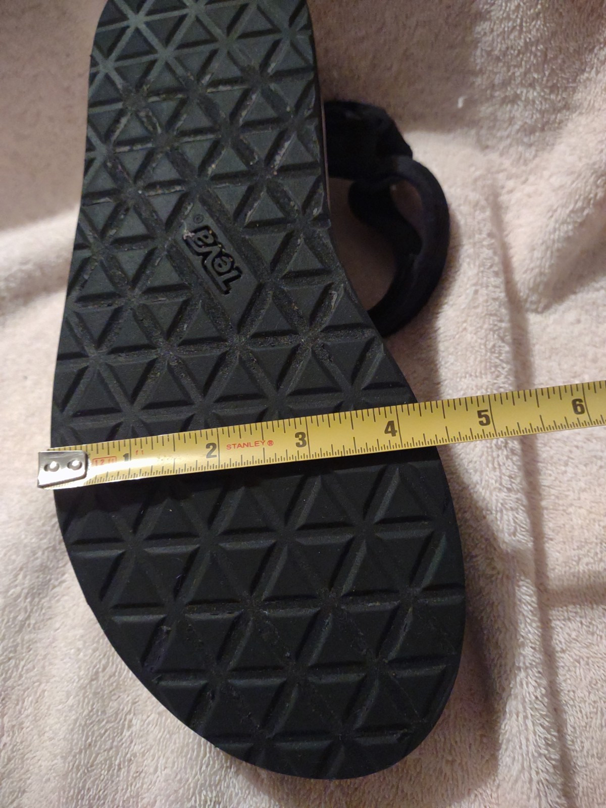 Teva Flatform Universal Black Mesh Print Platform Sandal Womens 11 image 9