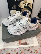 New Balance 530 SCARPE DA CORSA SPORT BIANCO ARGENTO BLU
