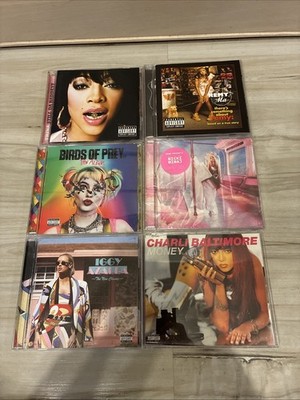 6 Ladies HIP HOP CD LOT - Trina , Remy Ma, Nicki Minaj, Iggy Azeala, Doja Cat