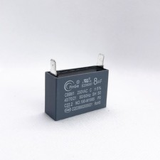 CBB61 8UF 250V 250VAC 8MFD Fan Motor Insert Capacitor 8  F  5 2 Pins