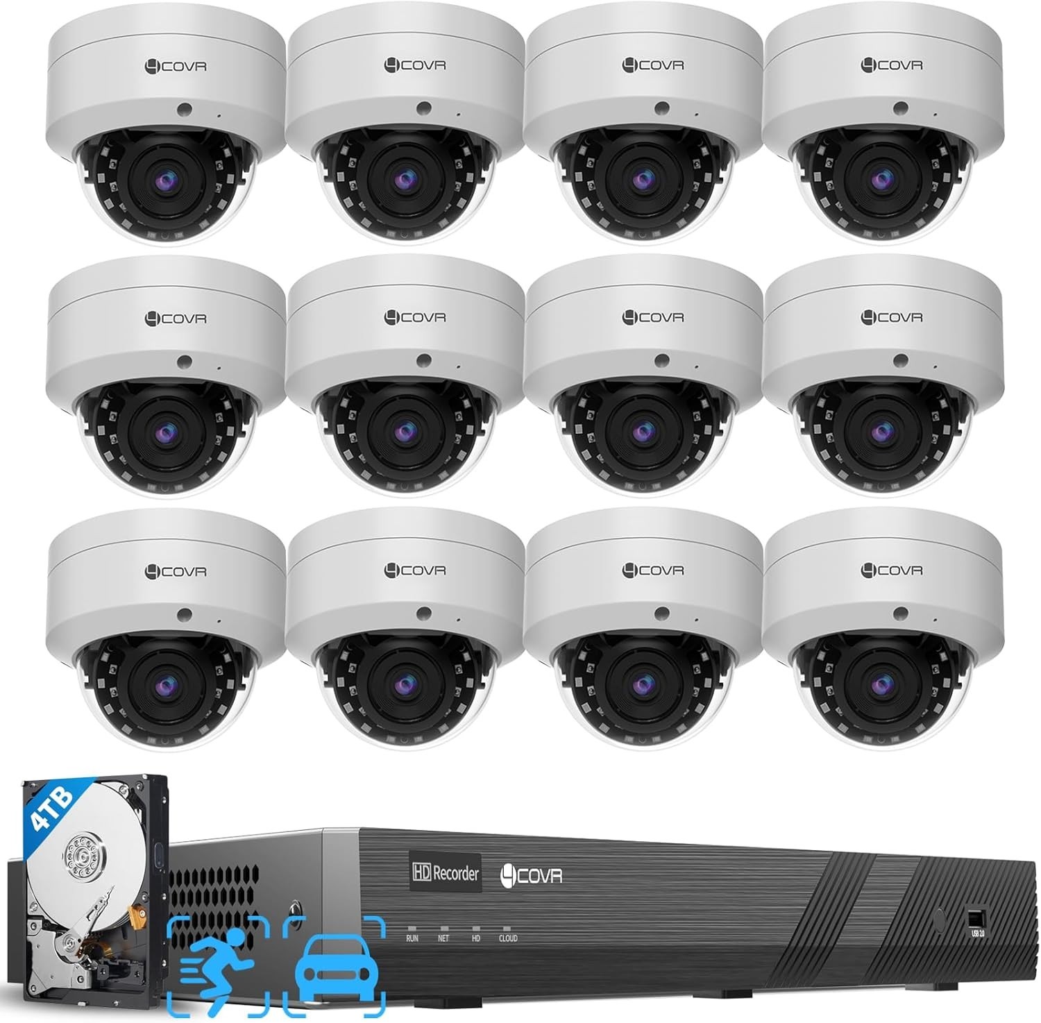 With 16 5mp Ai Ip Dome Camera