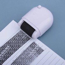 Privacy Roller Stamp Identity Theft Protection Ink Roller for Confidential Mail