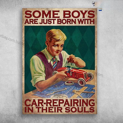 Car-Repairing Boy - Some Boys Are Just Born With, Car-Repairing In Their Souls