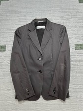 Max Mara Blazer Womens 6 Brown Cotton Sports ...