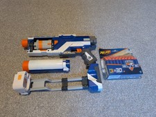 Nerf Spectre Rev-5 Gun with Folding Stock And Silencer. Comes With 30 Darts