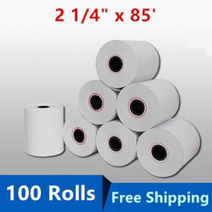 100 Roll Case 2 1/4" x 85' Cash Register POS Receipt Thermal Paper Free Shipping