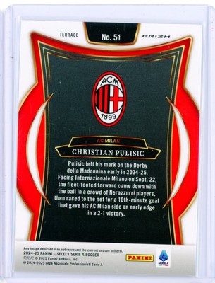 2024-25 Panini Select Serie a - Terrace Christian Pulisic #51