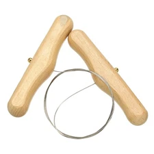 Pottery Wire Tool, 23.6" Clay Cutter with Wood Handle