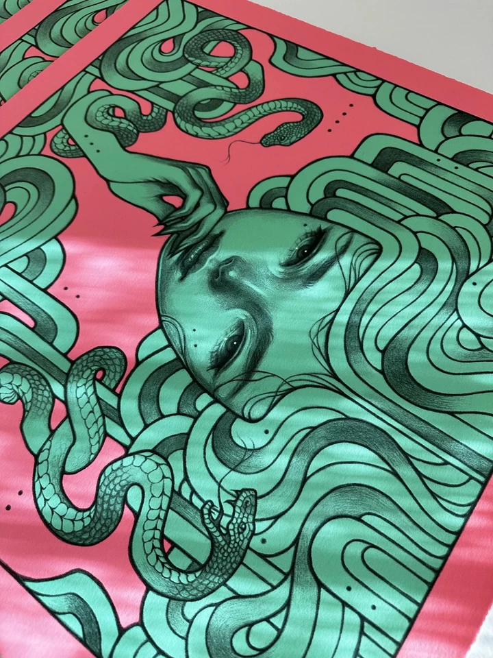 Sorcerous, Audrey Kawasaki (2023, 20" x 20", #40 de edición limitada de 500) Foto 4 de 4