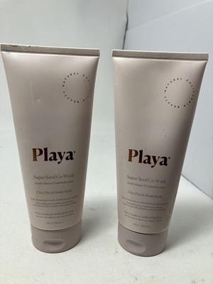 Playa Super Seed Co-Wash Cleansing Conditioner   8 fl oz   LOT OF 2   New