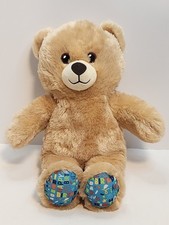 15" Build A Bear Happy Birthday Bear Stuffed Animal Plush BAB Confetti Print