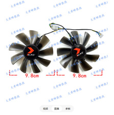 Graphics Card Cooling Fan For PNY RTX3070 LHR 8GB UPRISING Dual Fan