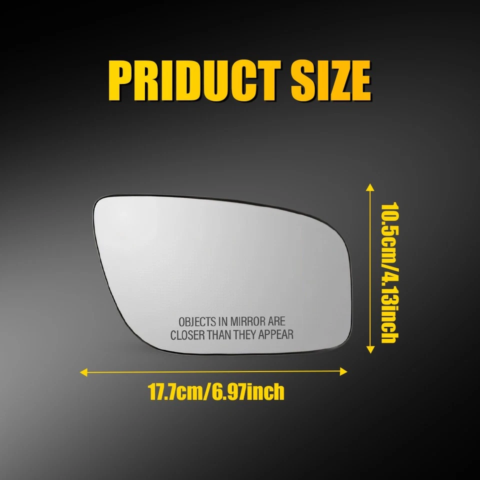 Espejo retrovisor térmico lateral derecho cristal para 07-09 mercedes e550 e63 amg a2118100821 1-5x Foto 3 de 4