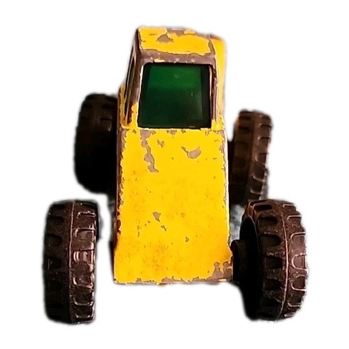 Tonka Tractor Construction Truck Vehicle 1992 Yellow Vintage 1:64 Diecast Used - Picture 2 of 9