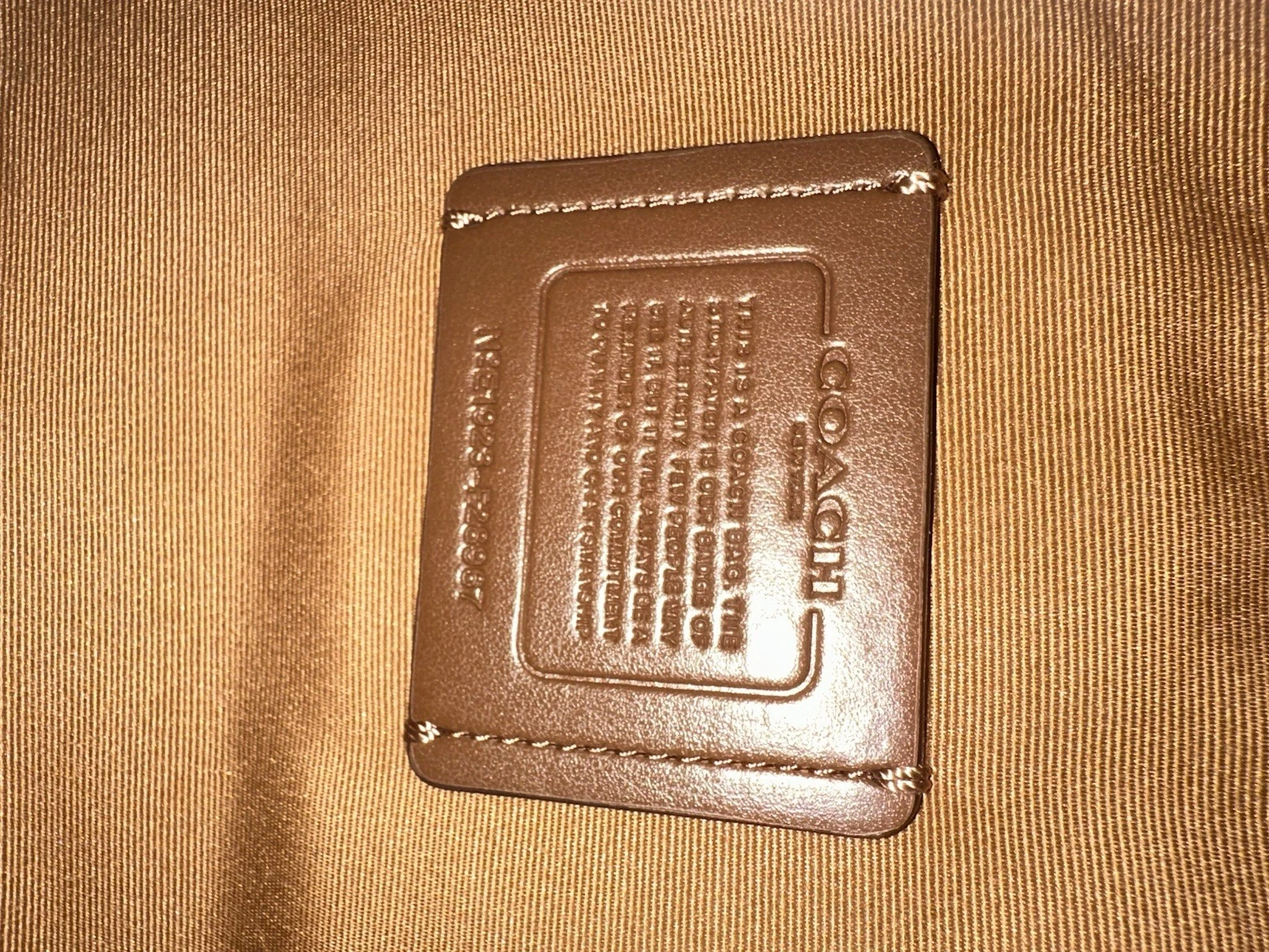 Autentica borsa e portafoglio COACH SET marrone