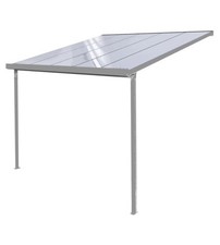 PERGOLA DA ESTERNO "PATIO" IN ALLUMINIO ANTRACITE E POLICARBONATO TRASPARENTE...